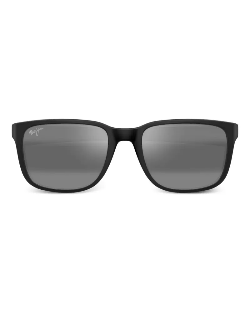 Maui Jim Sonnenbrille mit eckigem Gestell - Schwarz Schwarz