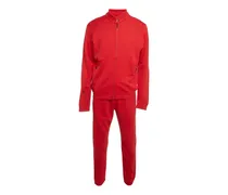 Jogginganzug mit Logo-Prägung - Rot