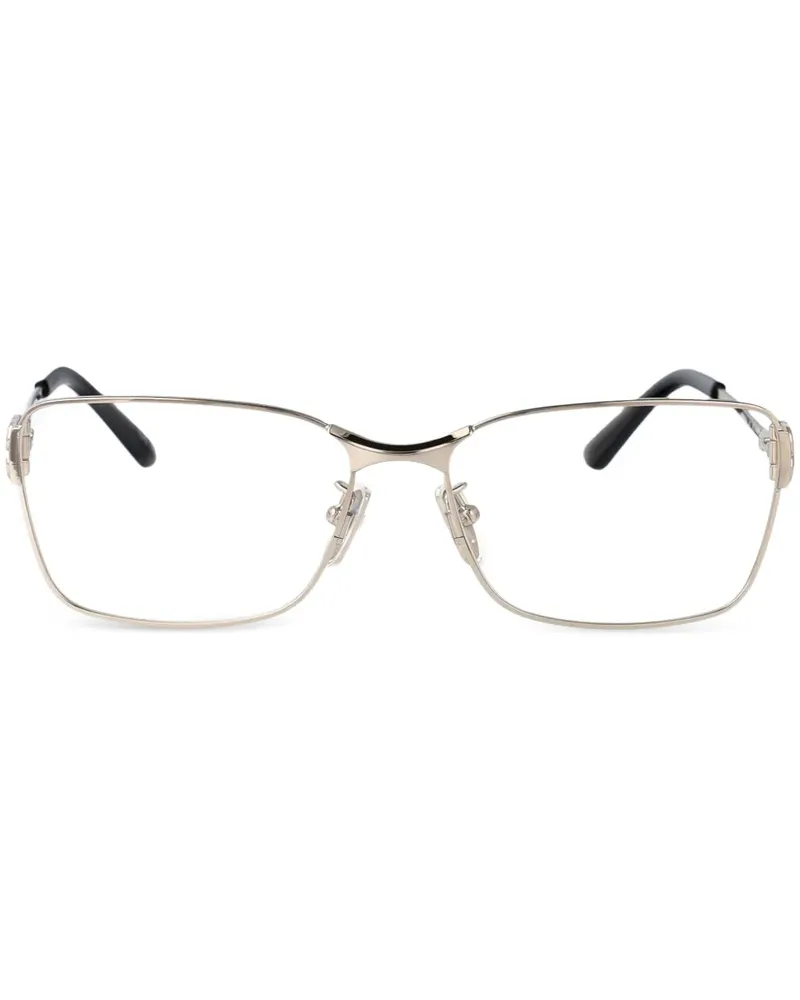 Balenciaga Brille mit eckigem Gestell - Silber Silber