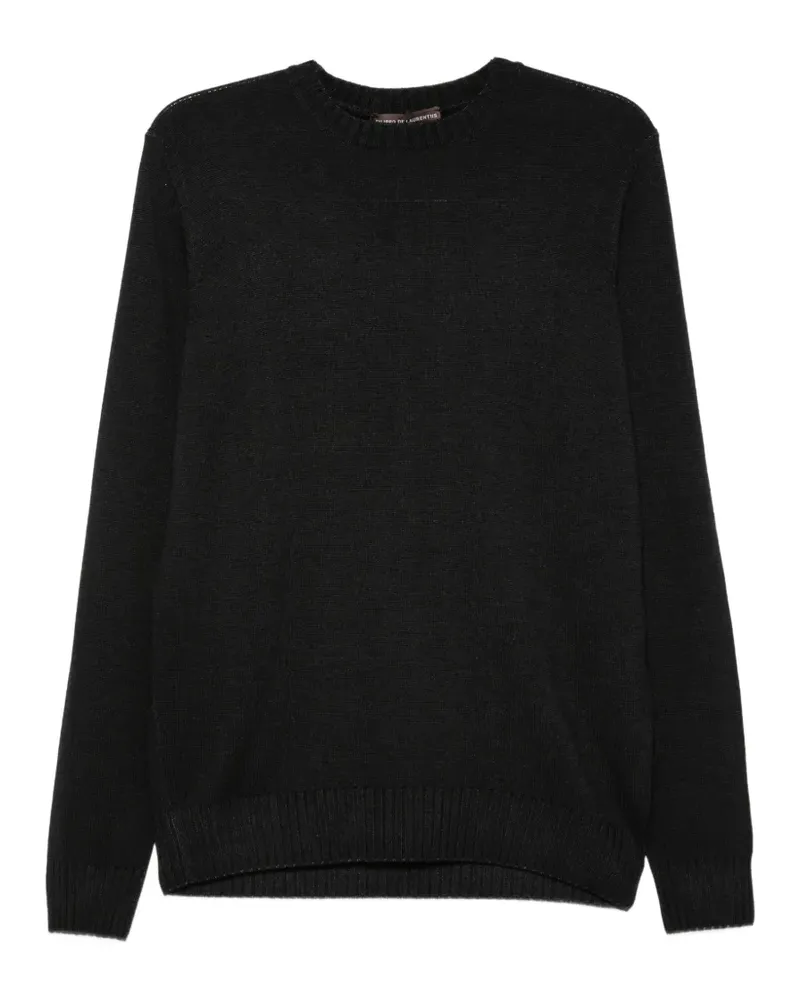 Filippo de Laurentiis Pullover mit rundem Ausschnitt - Schwarz Schwarz