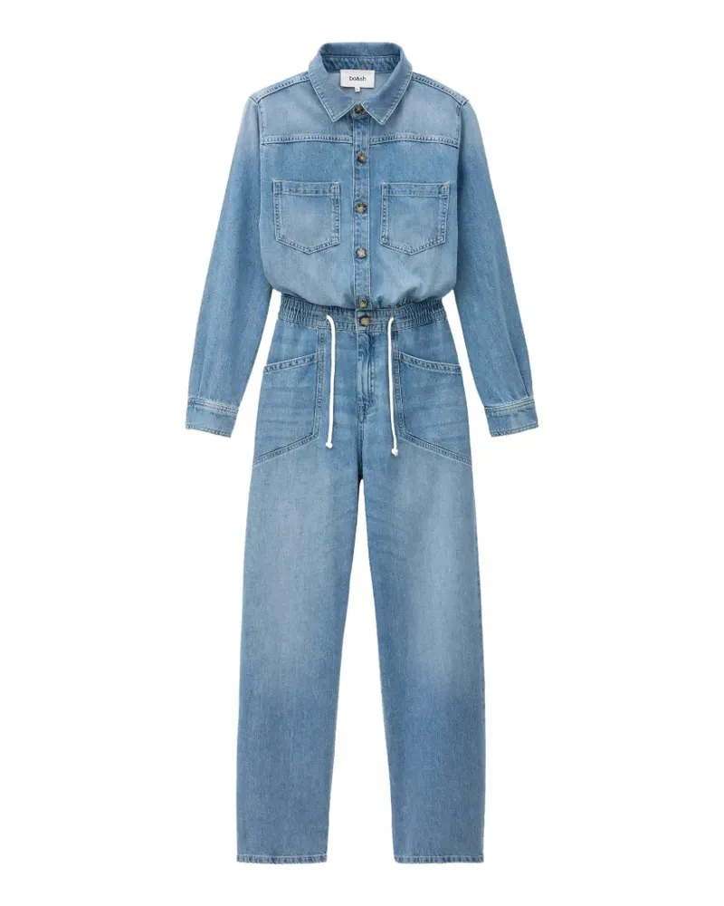 ba&sh Myrella button pocket jumpsuit - Blau Blau