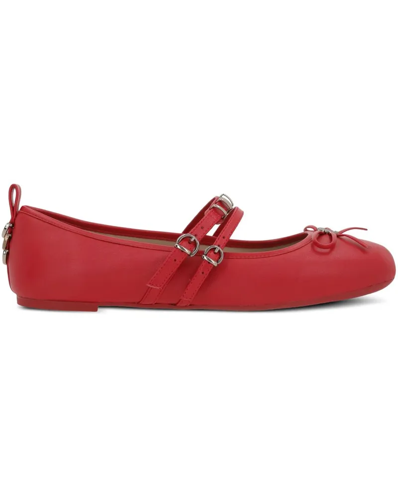 Pinko Ballerinas mit Schleifendetail - Rot Rot