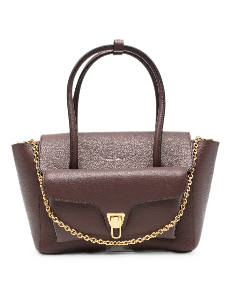 Coccinelle leather tote bag - Rot Rot