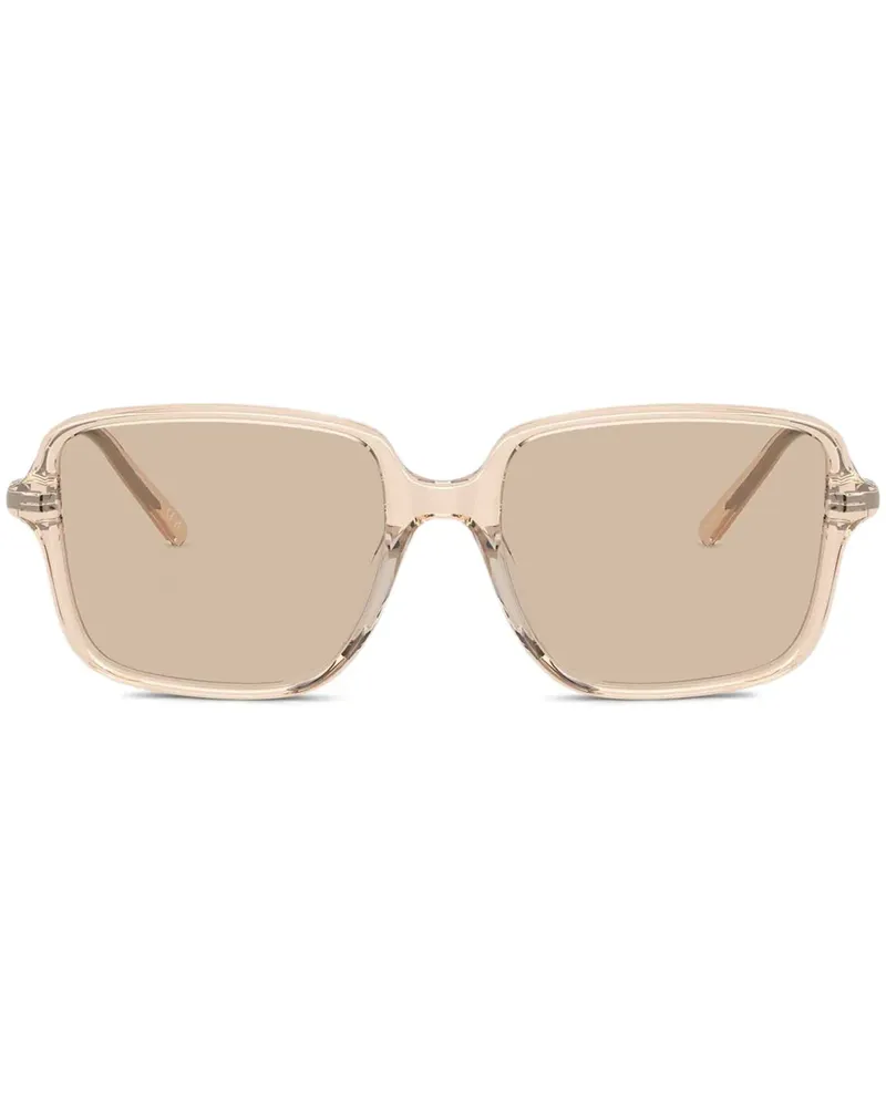 Brunello Cucinelli Sonnenbrille mit Oversized-Gestell - Nude Nude