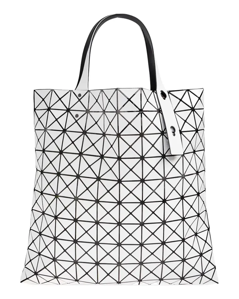 Issey Miyake Shopper mit geometrischem Muster - Weiß Weiß