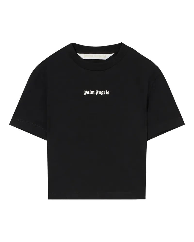 Palm Angels T-Shirt mit Logo-Print - Schwarz Schwarz