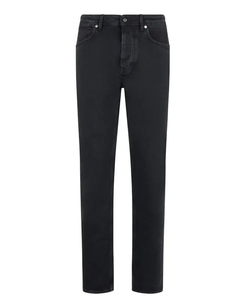 Stone Island J100007 stretch black denim-rinsed jeans - Schwarz Schwarz