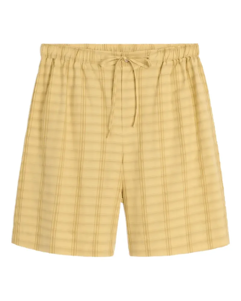 CMMN SWDN Paris check-pattern shorts - Gelb Gelb