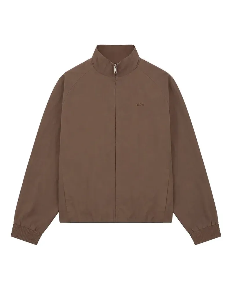 Arte Antwerp Uniform Jeansjacke mit Logo-Stickerei - Braun Braun