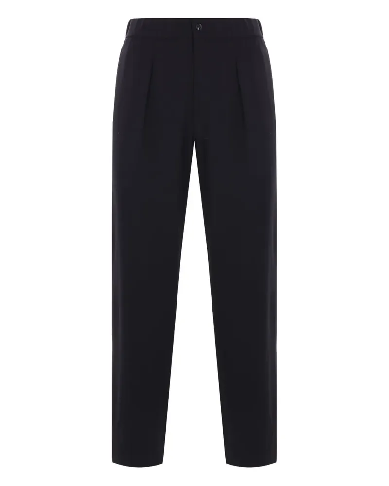 Giorgio Armani Plissierte Hose mit Stretchbund - Schwarz Schwarz