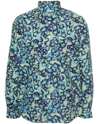 Paul Smith Bold Florals Hemd Grün