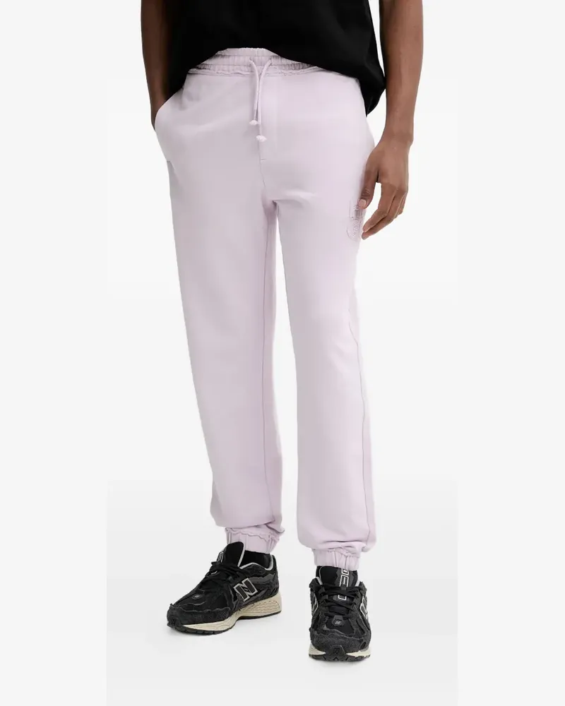 HUGO BOSS Jogginghose mit Logo-Stickerei - Violett Violett