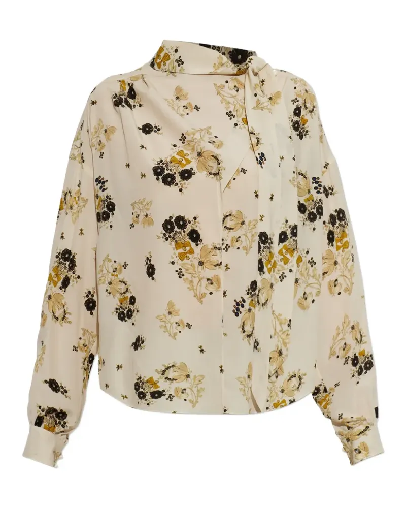 Isabel Marant Oberteil mit Blumenprint - Nude Nude