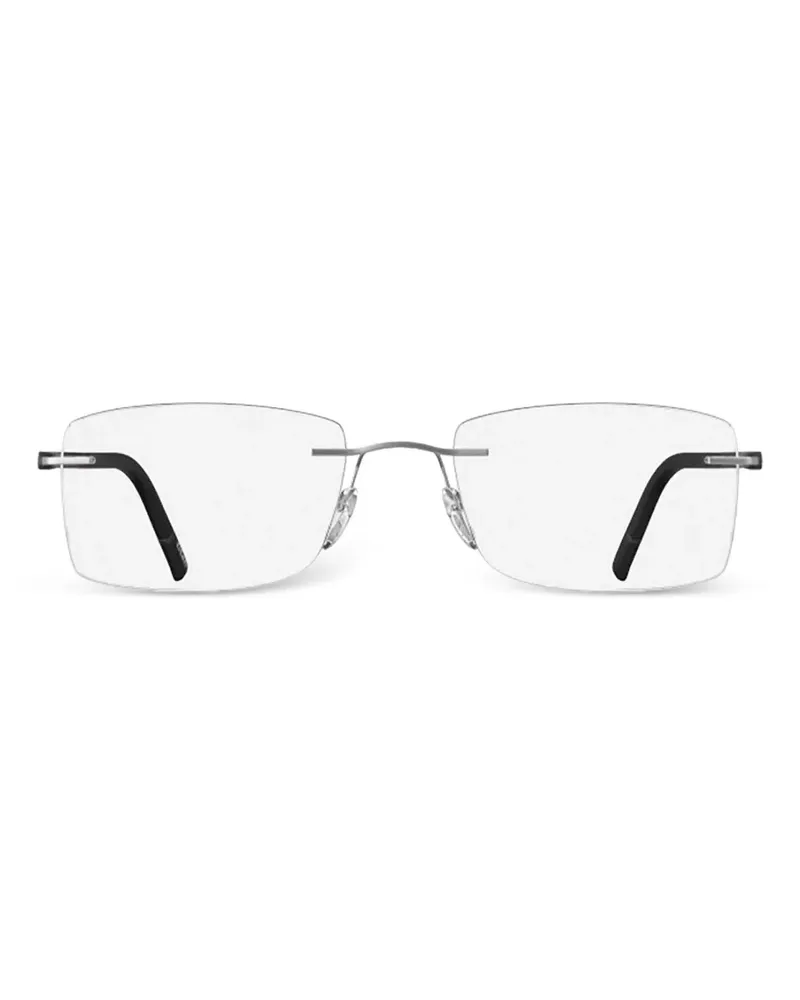 Silhouette rimless rectangle-frame glasses - Silber Silber