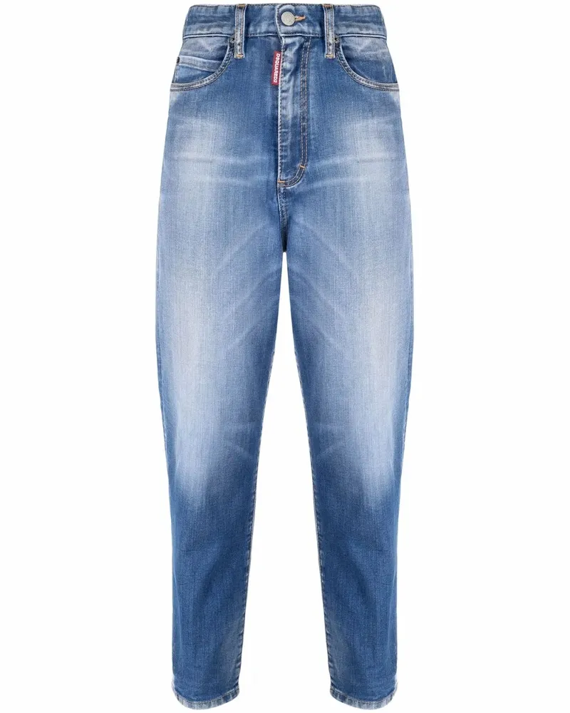 Dsquared2 Ausgeblichene Jeans - Blau Blau