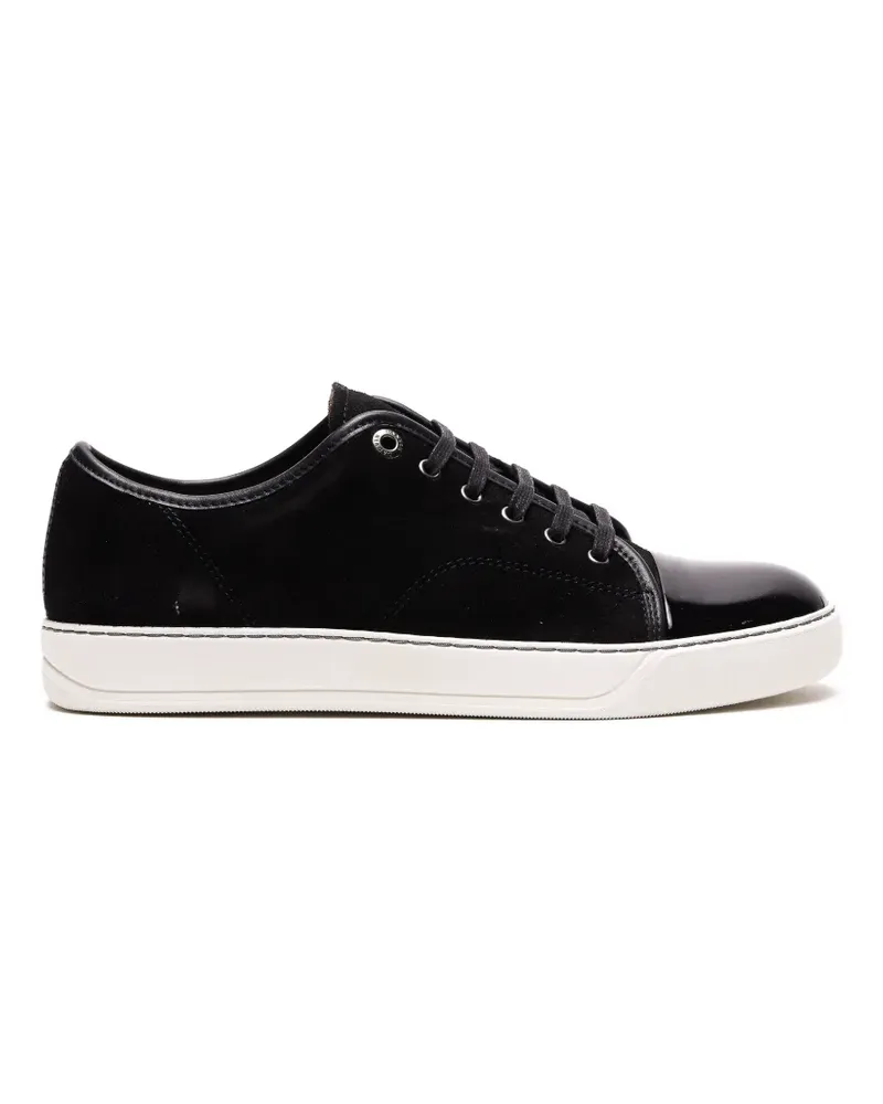 Lanvin DBB1 Sneakers aus Lackleder und Wildleder - Schwarz Schwarz