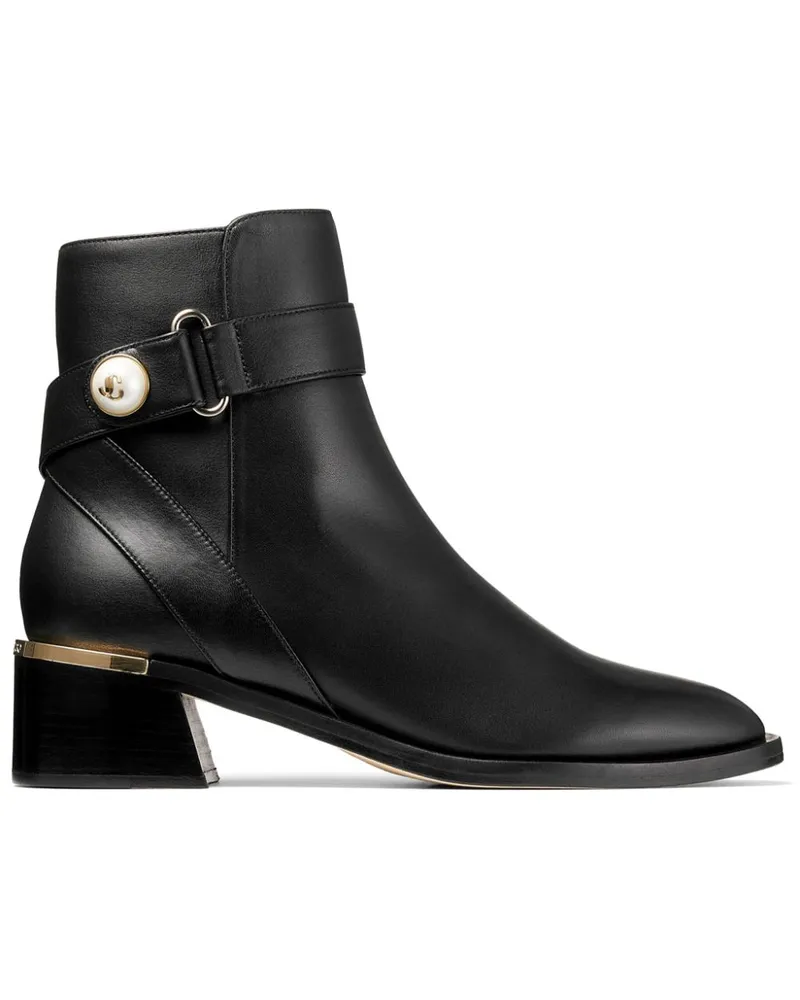 Jimmy Choo Noor Stiefeletten 45mm - Schwarz Schwarz