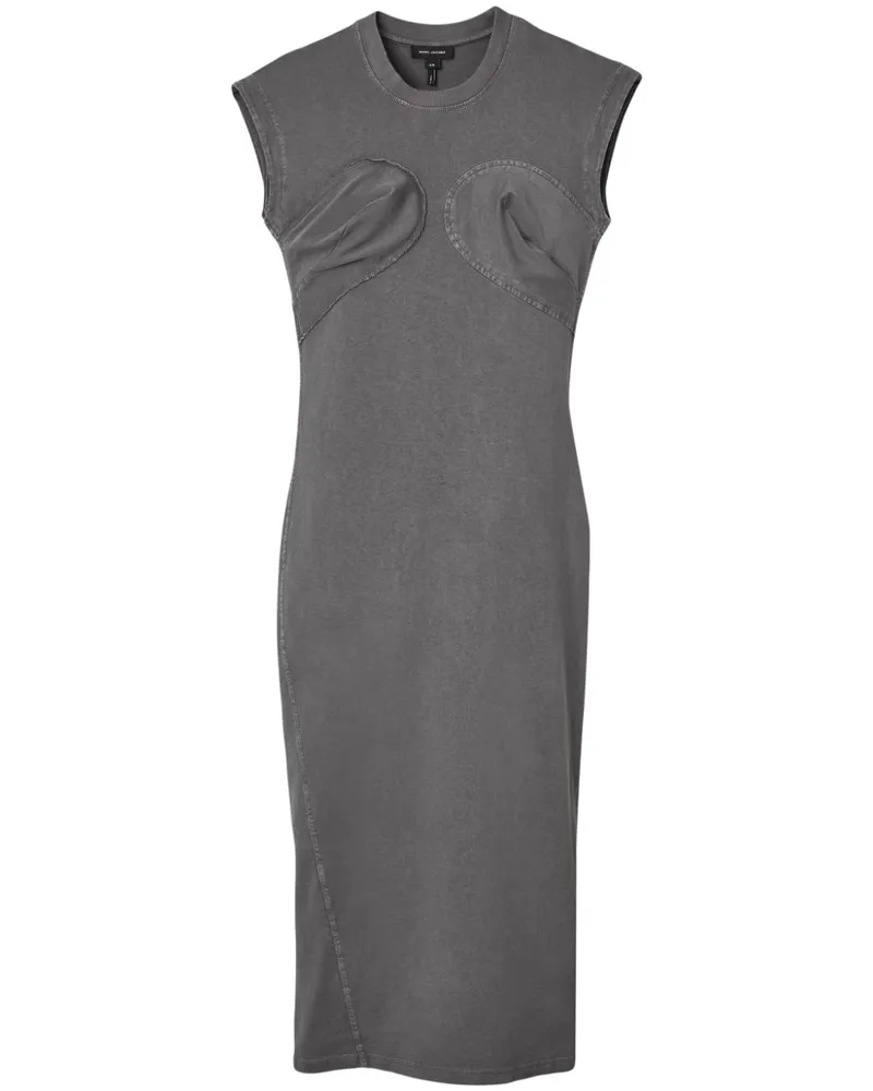 Marc Jacobs Seamed Up sleeveless midi dress - Grau Grau