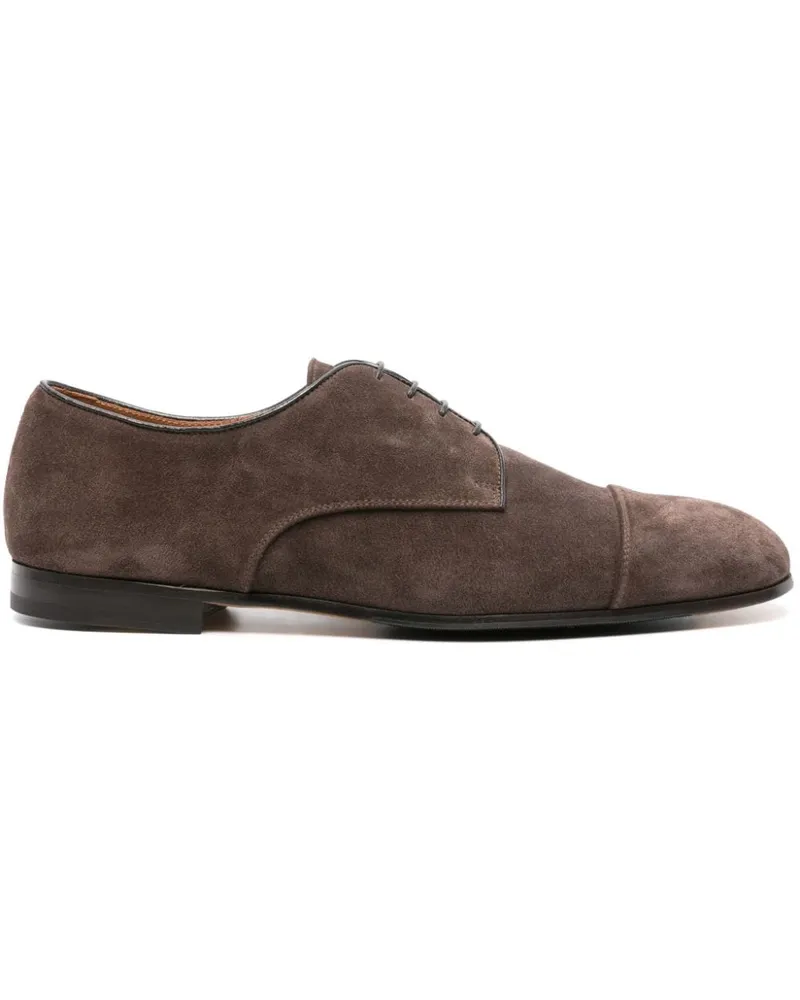 Doucal´s Derby-Schuhe aus Wildleder Braun