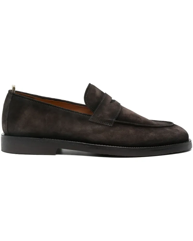 Officine Creative Italia Penny-Loafer aus Wildleder - Braun Braun
