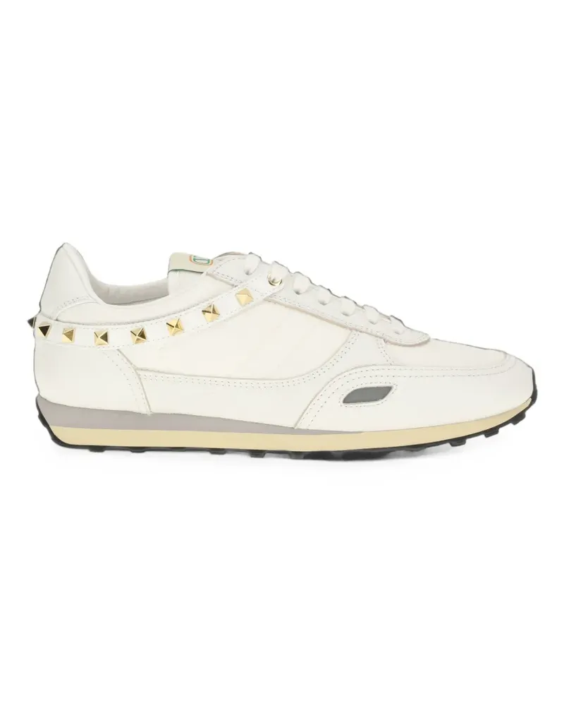 Valentino Garavani Stud Up Sneakers aus Leder und Nylon - Weiß Weiß