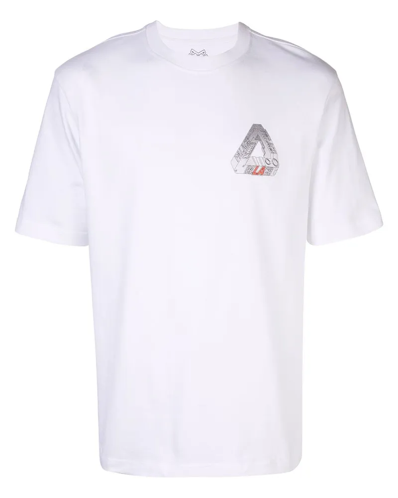 PALACE T-Shirt mit Logo - Weiß Weiß