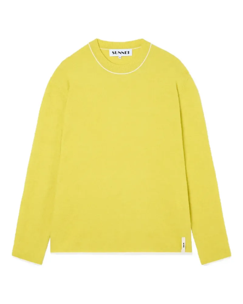 SUNNEI crew-neck sweater - Gelb Gelb