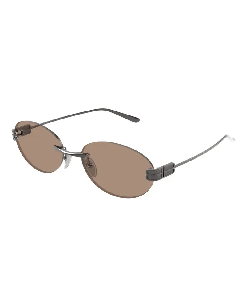 Balenciaga Gossip BB oval-frame sunglasses - Grau Grau
