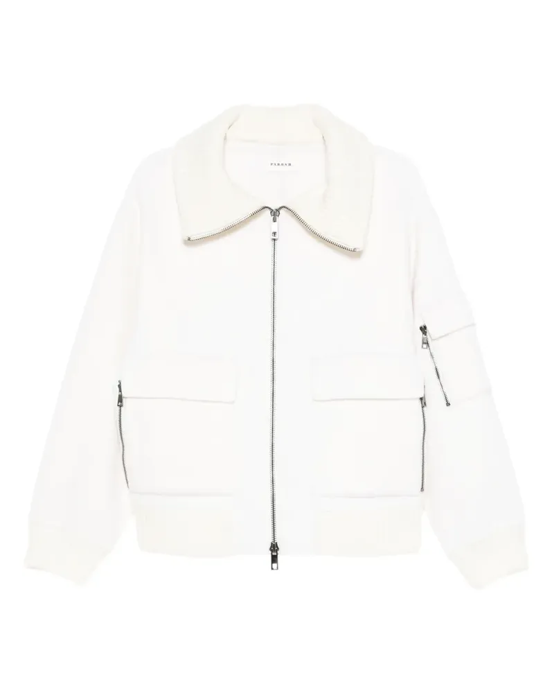 P.A.R.O.S.H. P.A.R.O H. zip-front patch-pocket jacket - Weiß Weiß