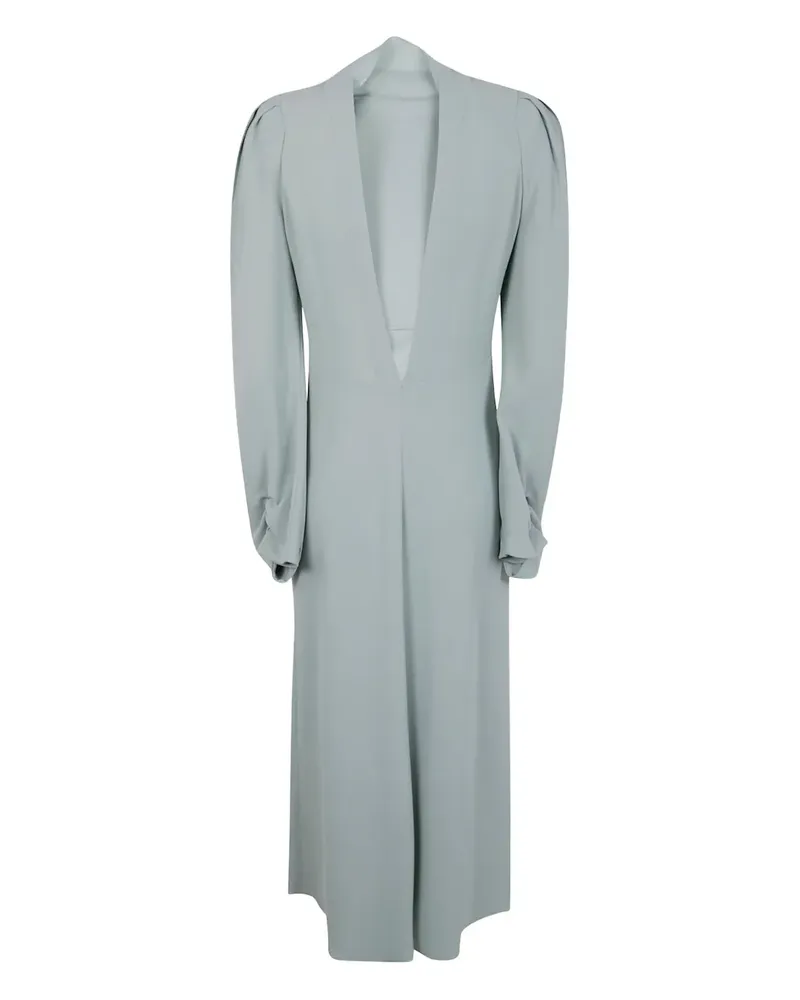 N° 21 Kleid mit Puffärmeln - Blau Blau