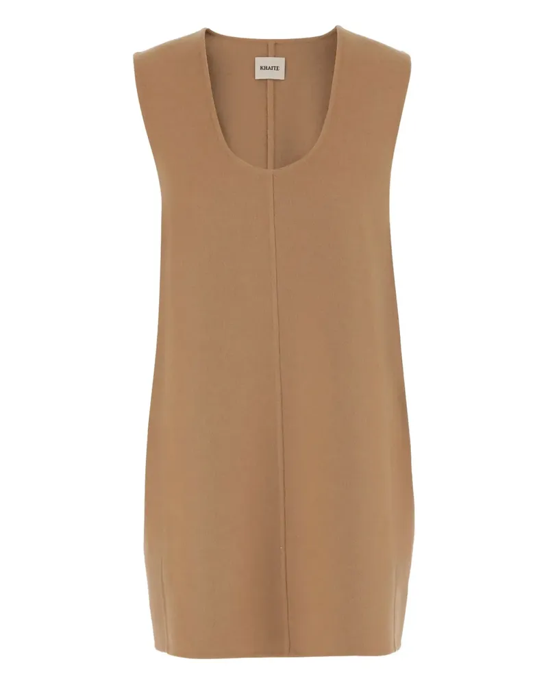KHAITE Trägerkleid mit U-Ausschnitt - Nude Nude