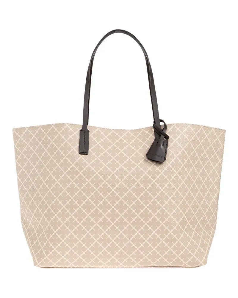 By Malene Birger Abi Tote Bag mit Print - Nude Nude