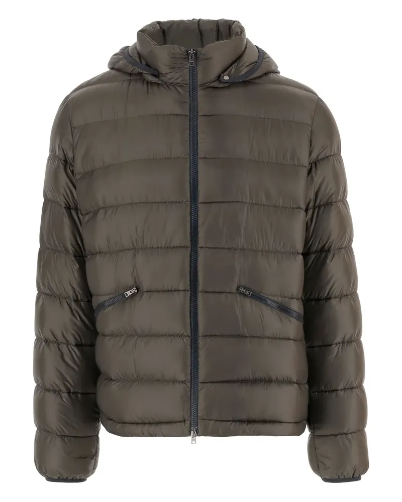 Herno Gefütterte Kapuzenjacke - Grün Grün