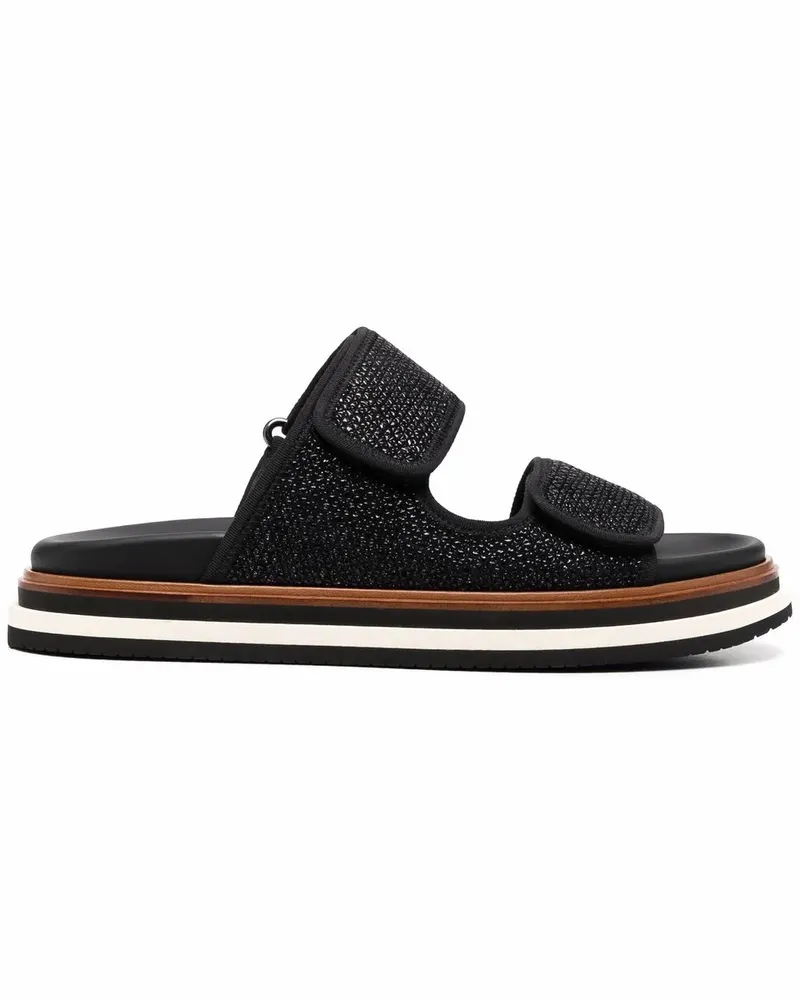 Hogan Sandalen mit Klettverschluss - Schwarz Schwarz