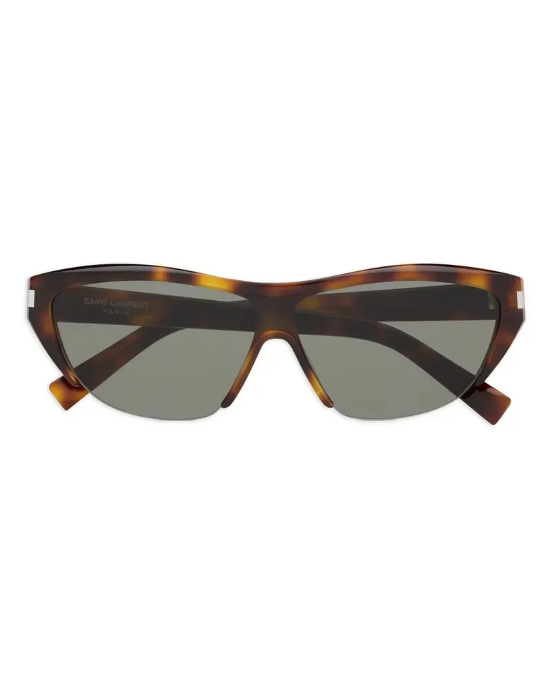 Saint Laurent Sonnenbrille in Schildpattoptik - Braun Braun