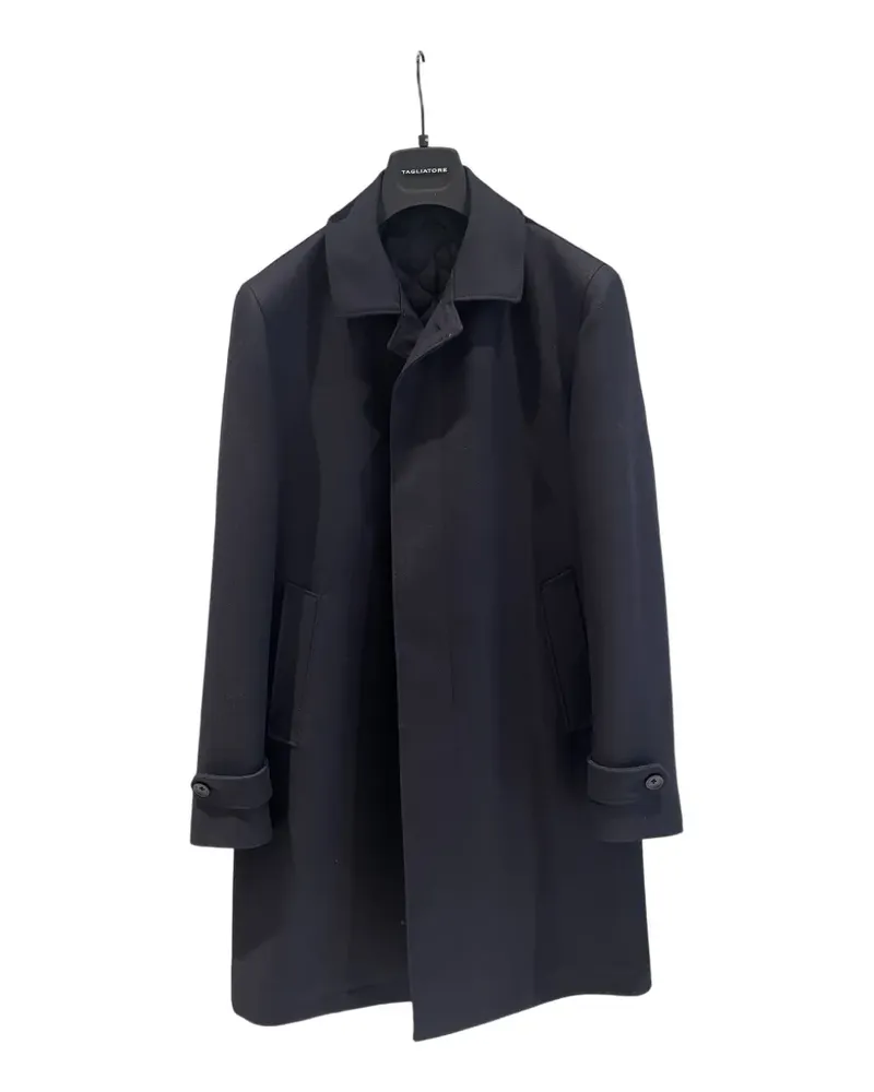 Tagliatore button-cuff single-breasted coat - Blau Blau