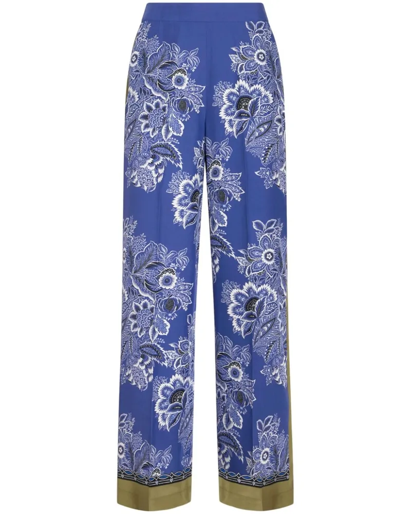 Etro Hose mit Bandana-Print - Violett Violett