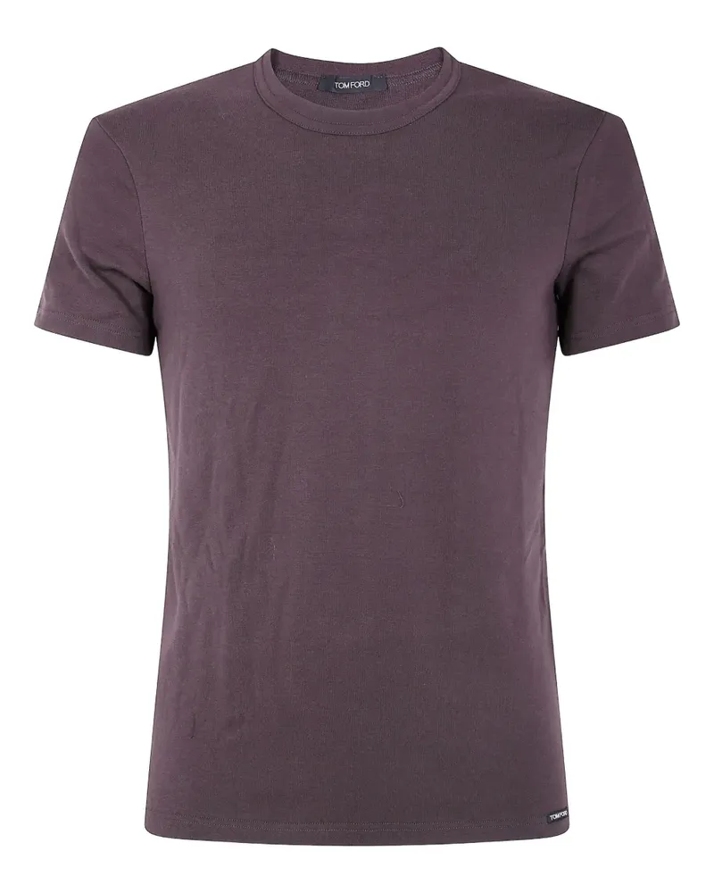 Tom Ford T-Shirt mit Rundhalsausschnitt - Braun Braun