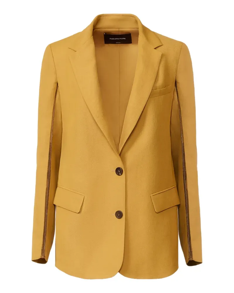 Fabiana Filippi Blazer mit Reißverschluss - Gelb Gelb
