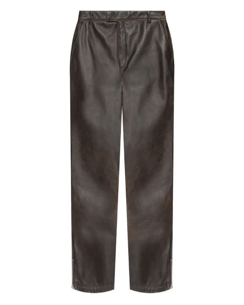 REPRESENT Hose aus Leder - Braun Braun