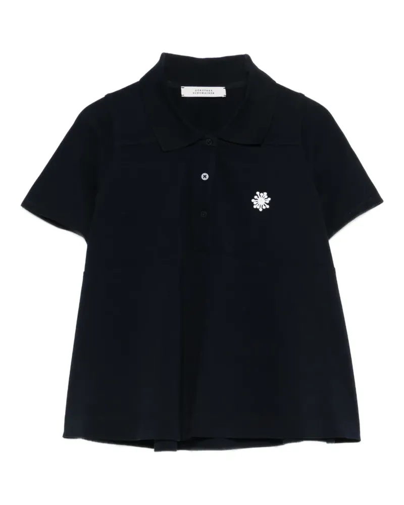 Dorothee Schumacher Sporty Romance polo shirt - Blau Blau