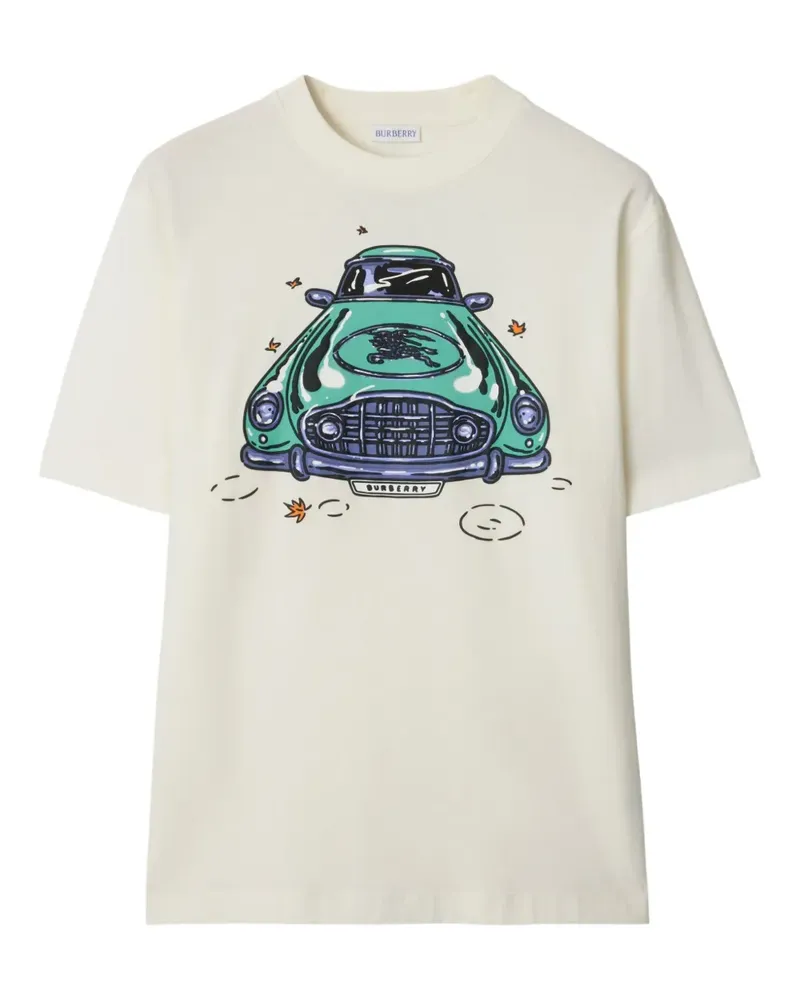 Burberry T-Shirt mit Auto-Print - Nude Nude