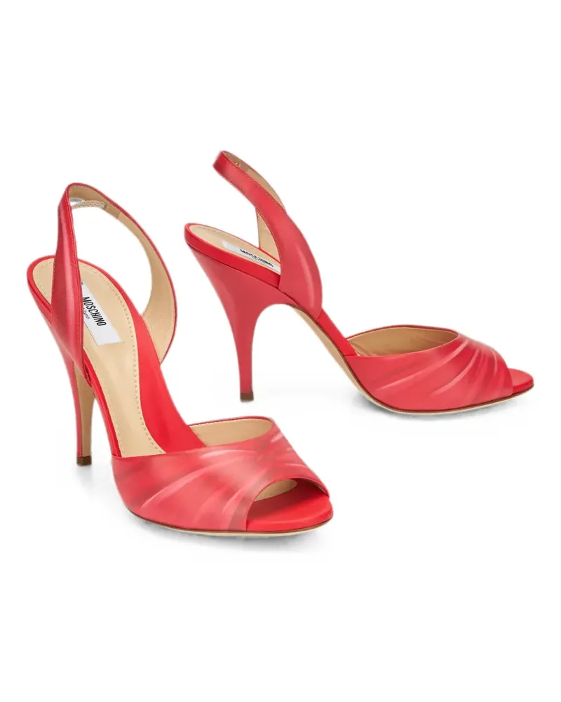Moschino slingback sandals - Rot Rot