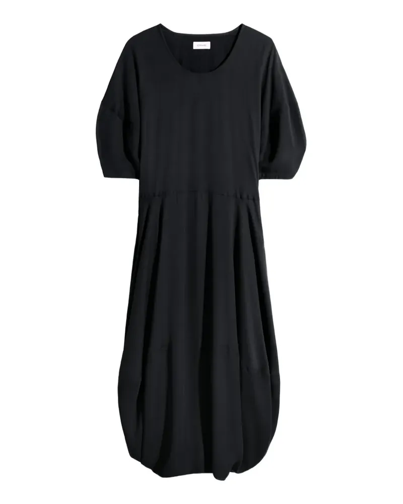 Christophe Lemaire Midikleid mit Ballonärmeln - Schwarz Schwarz