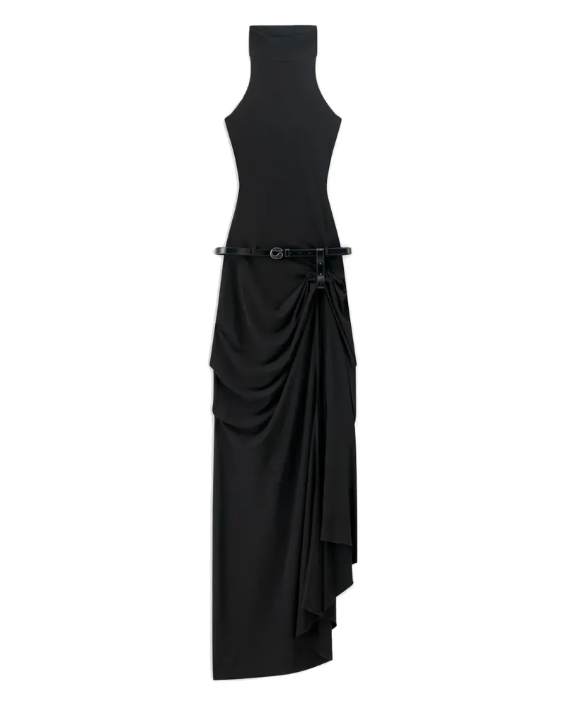 COPERNI halterneck draped maxi dress - Schwarz Schwarz