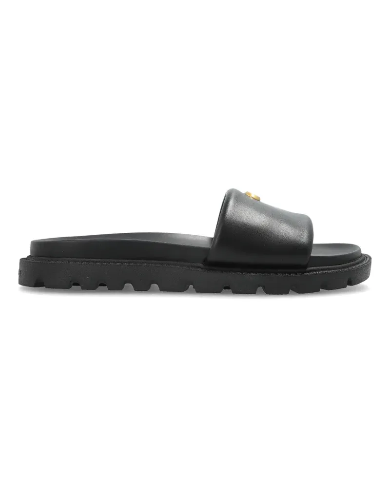 Coach Brynn logo slides - Schwarz Schwarz