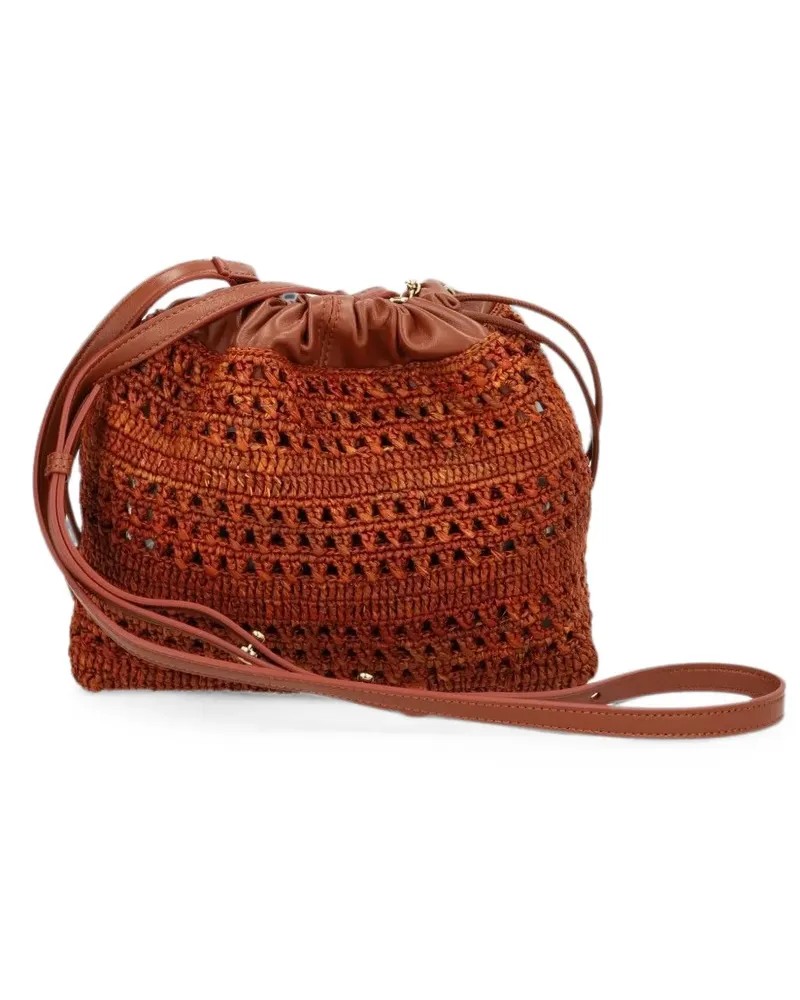 Chloé Mini Summer Banana Schultertasche - Braun Braun