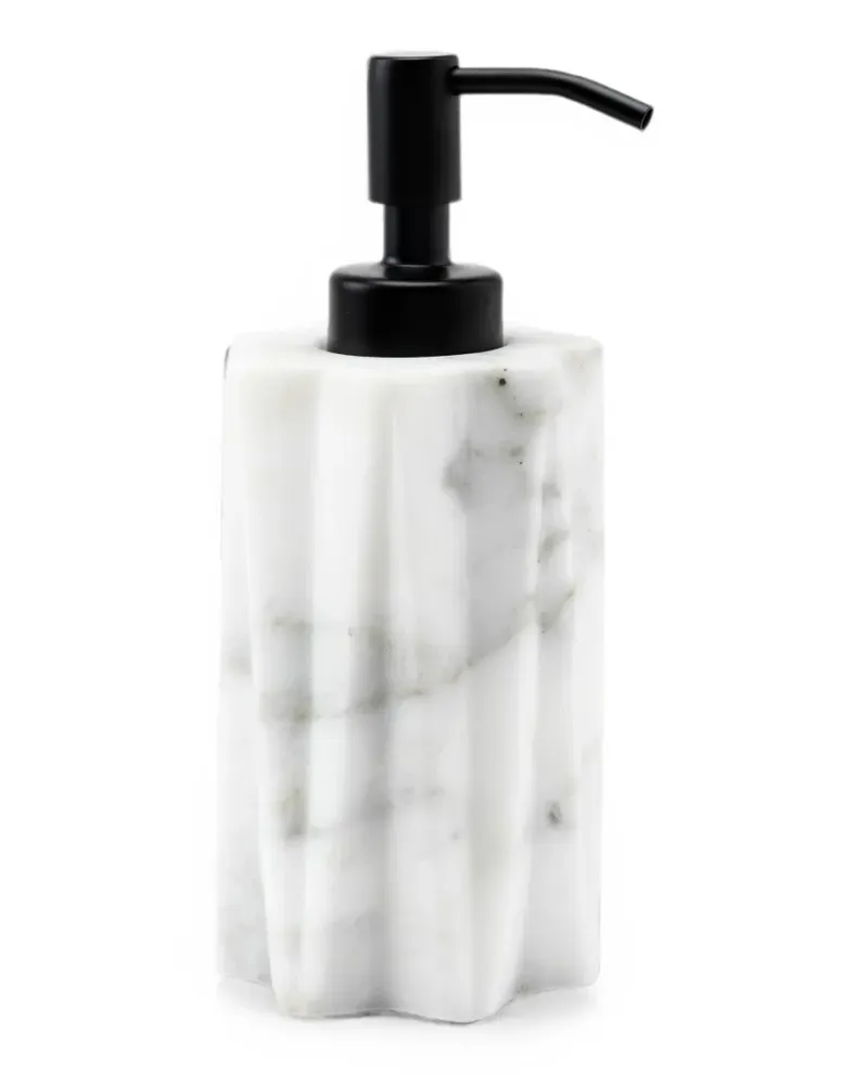 Editions Milano Fold marble soap dispenser - Weiß Weiß