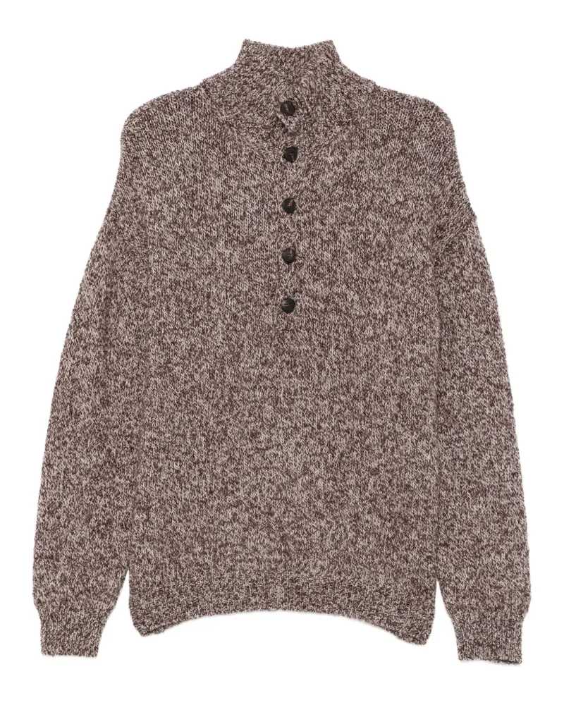 Arovescio Melierter Cardigan - Braun Braun