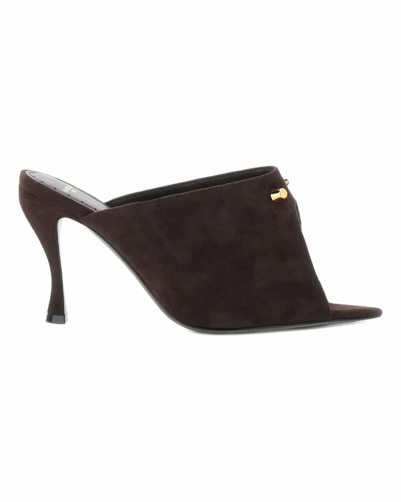 Balenciaga Midnight City mules in testa di moro - Braun Braun